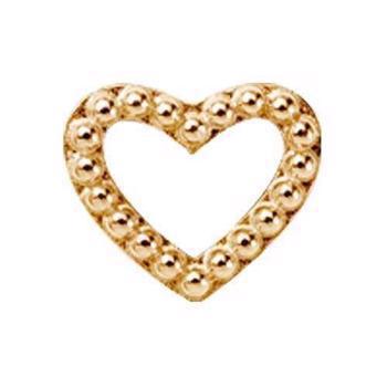 Christina Collect 925 sterling silver Heart Dots gold-plated heart of small silver balls, model 630-G04
